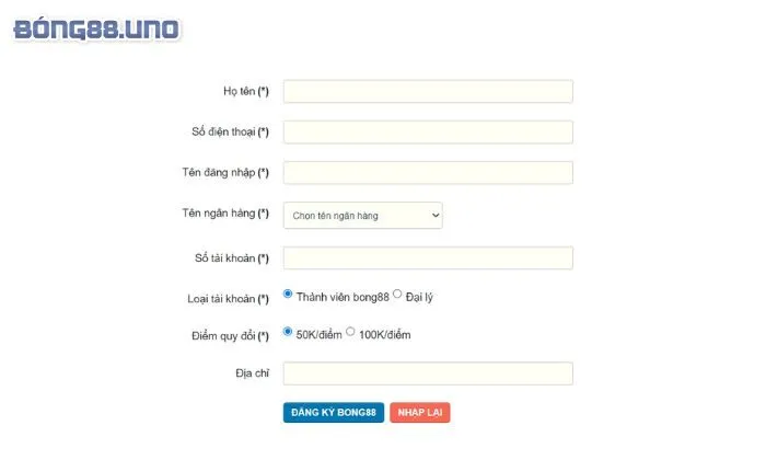 Điều kiện đăng ký hội viên
