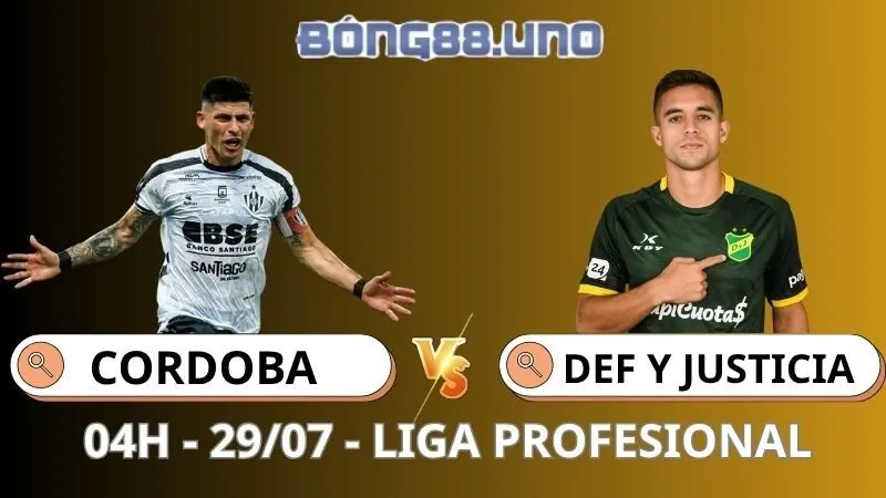 Nhận Định Liga Profesional - Cordoba vs Def y Justicia - 29/07/2025