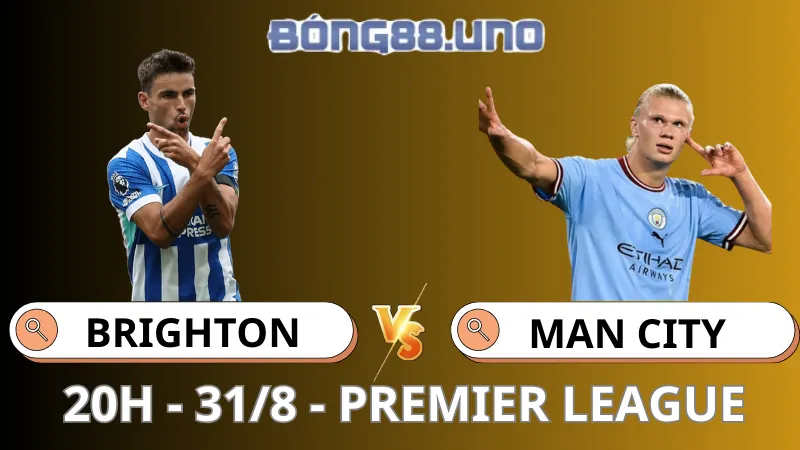 Soi Kèo Brighton vs Man City - Premier League - 31/08/2025