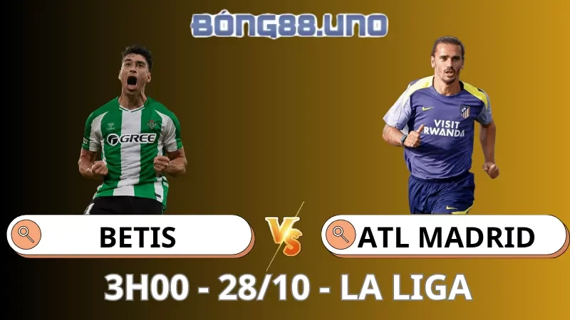 Soi Kèo Betis Vs Atl. Madrid