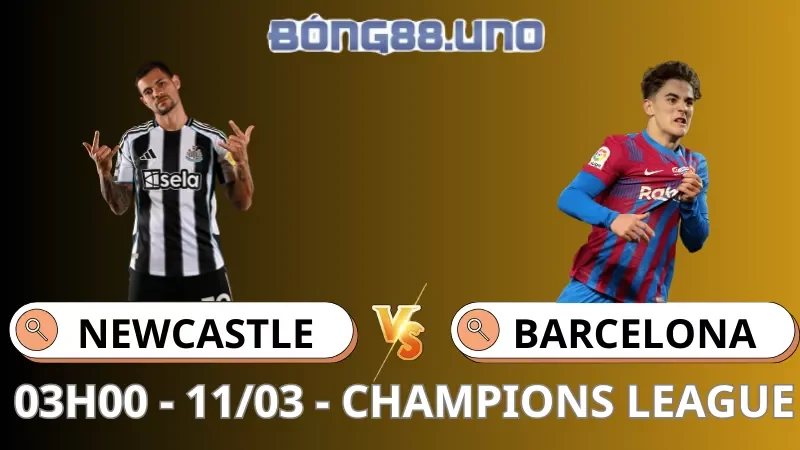 Soi Kèo Newcastle Vs Barcelona