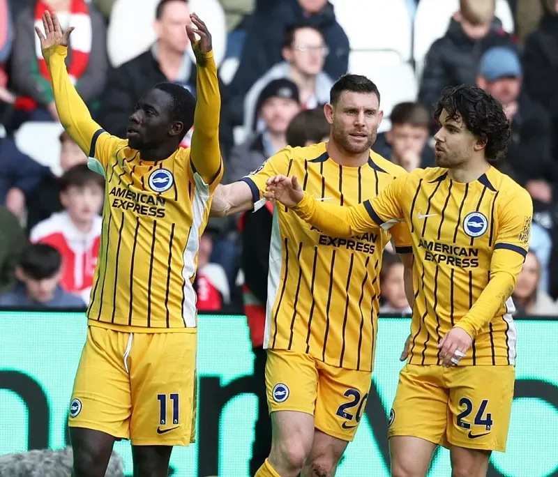 Thành tích của Brighton vs Liverpool khá chênh lệch